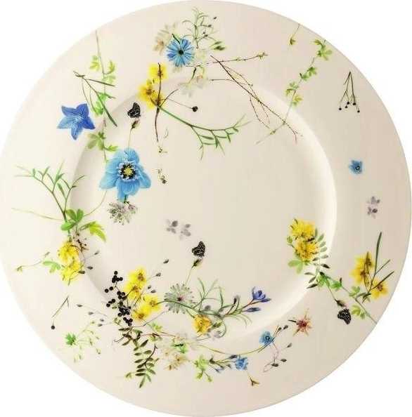 Rosenthal Fleurs des Alpes Servírovací talíř s okrajem, 33 cm