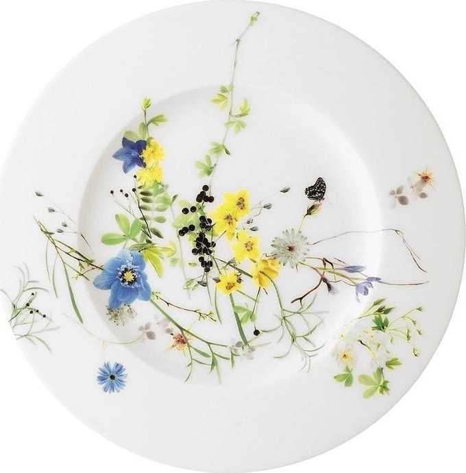 Rosenthal Fleurs des Alpes Omáčníkový podšálek / pečivový talíř, 19 cm
