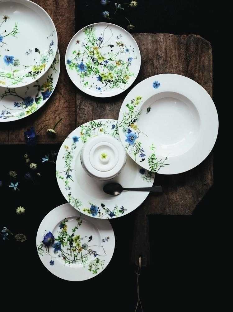 Rosenthal Fleurs des Alpes Hluboký talíř s okrajem, 23 cm