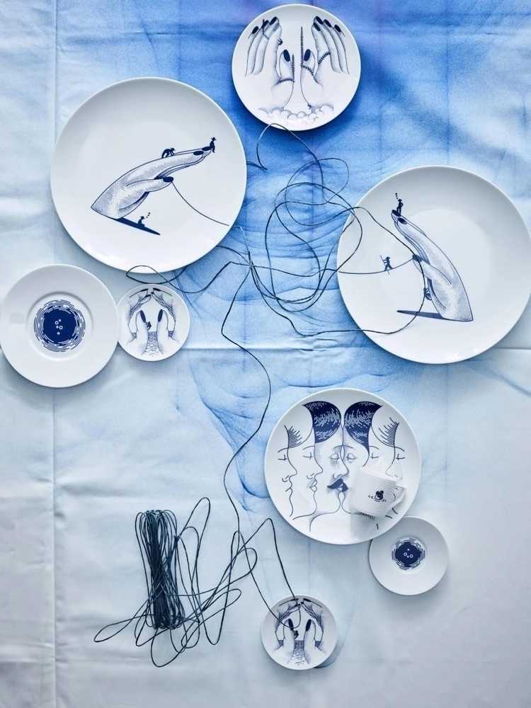 Rosenthal Far, Far, Closer talíř, Ø 17 cm