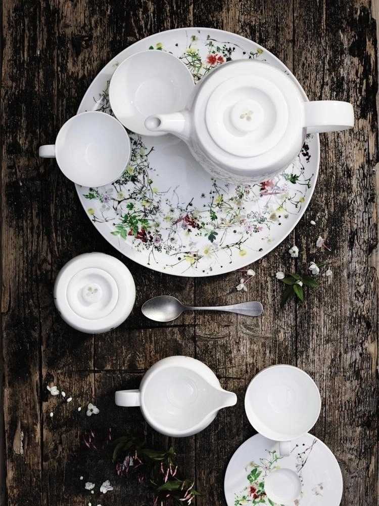 Rosenthal Brillance Fleurs Sauvages podšálek k šálku na espresso, 12 cm