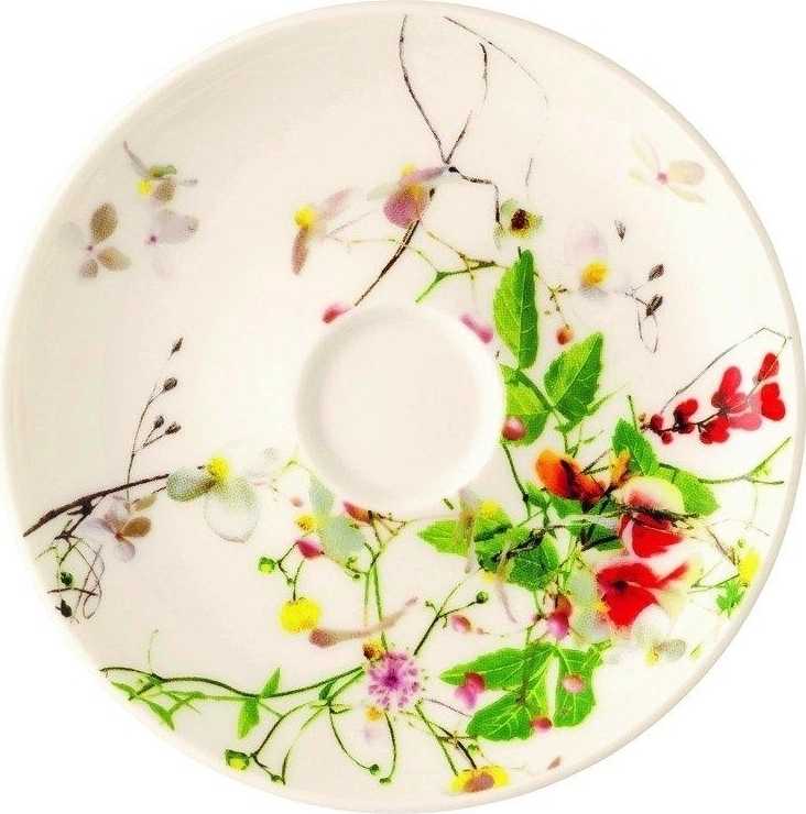 Rosenthal Brillance Fleurs Sauvages podšálek k šálku na espresso, 12 cm