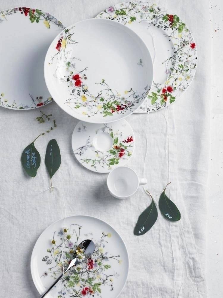 Rosenthal Brillance Fleurs Sauvages pečivový talíř, 19 cm