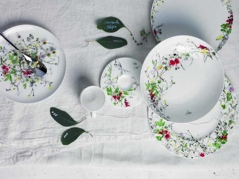 Rosenthal Brillance Fleurs Sauvages pečivový talíř, 18 cm