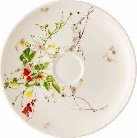 Rosenthal Brillance Fleurs Sauvages Kombi podšálek coup, 15,5 cm