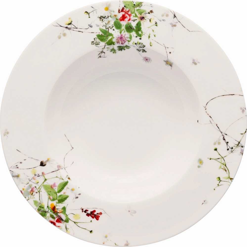 Rosenthal Brillance Fleurs Sauvages hluboký talíř, 23 cm