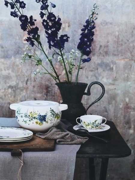 Rosenthal Espresso podšálek Brillance Fleurs des Alpes, Ø11 cm