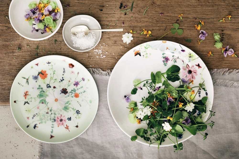 Rosenthal Sada prcelánu Brillance Grand Air, talíře, 4 ks