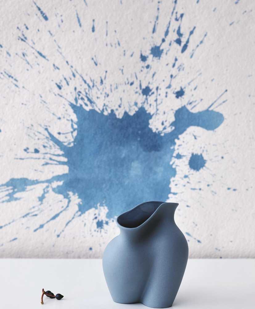 Rosenthal Mini váza La Chute, 10 cm, modrá Pacific