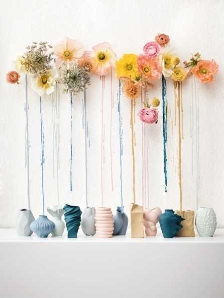 Rosenthal Mini váza Do not litter Pacco Bello, 11 cm, okrová Fossil