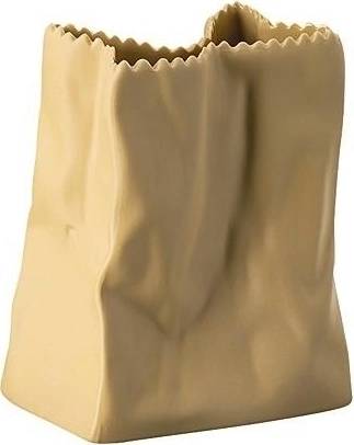 Rosenthal Mini váza Bag, 9 cm, okrová Fossil