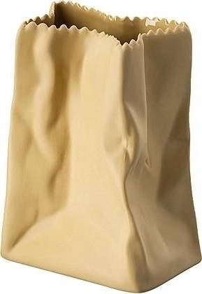 Rosenthal Mini váza Bag, 9 cm, okrová Fossil