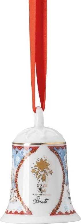 Rosenthal Štědrý večer Porcelánová ozdoba na stromeček Zvonek, 7 cm