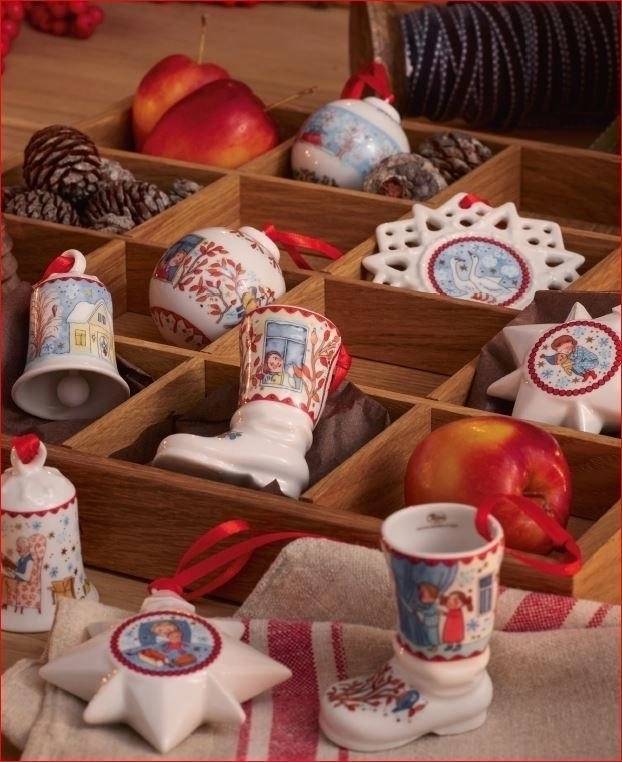 Rosenthal Štědrý večer Porcelánová ozdoba na stromeček Koule, Ø 6 cm