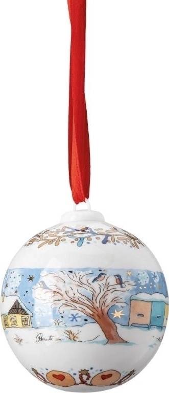 Rosenthal Štědrý večer Porcelánová ozdoba na stromeček Koule, Ø 6 cm