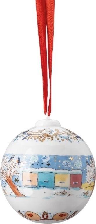 Rosenthal Štědrý večer Porcelánová ozdoba na stromeček Koule, Ø 6 cm