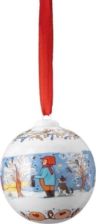 Rosenthal Štědrý večer Porcelánová ozdoba na stromeček Koule, Ø 6 cm