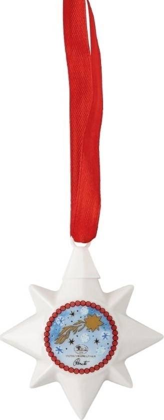 Rosenthal Štědrý večer Porcelánová mini hvězdička, motiv Sladké sny, Ø 6,5 cm