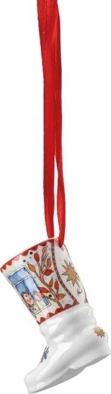 Rosenthal Štědrý večer Porcelánová mini botička, motiv U okna, 5 cm