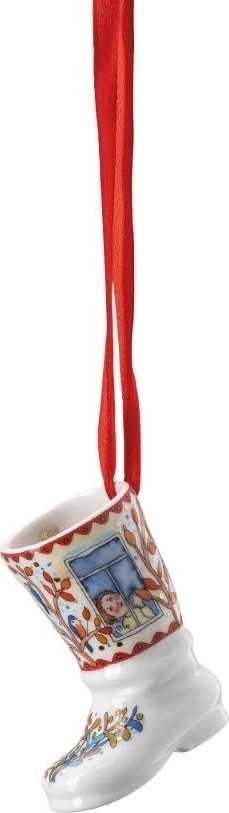 Rosenthal Štědrý večer Porcelánová mini botička, motiv U okna, 5 cm