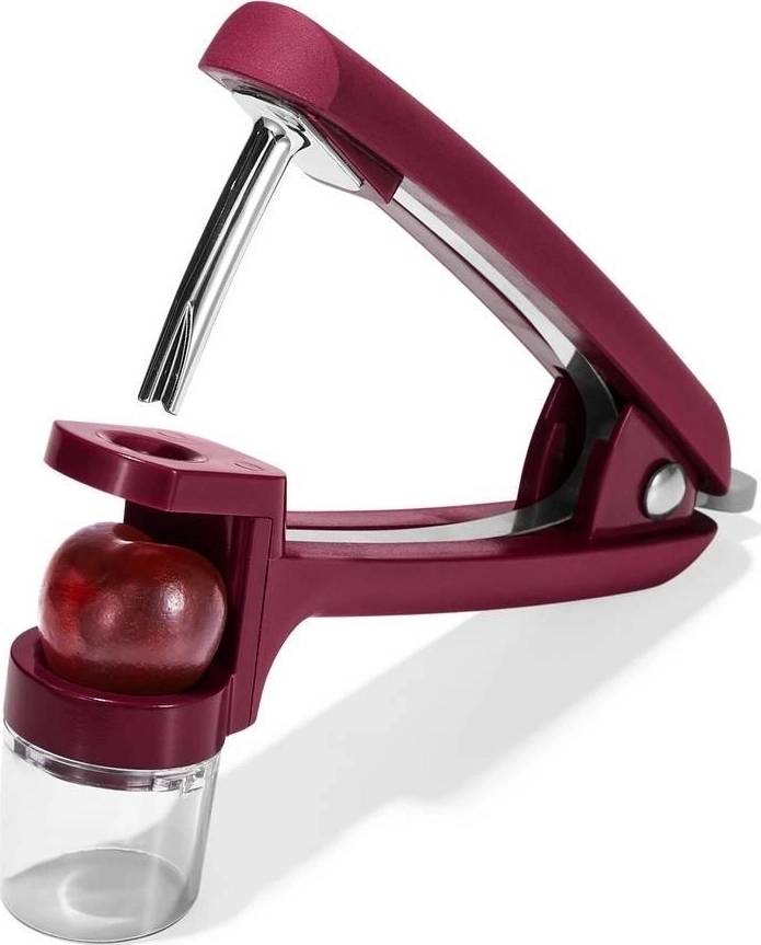 OXO Good Grips Vypeckovávač třešní a oliv, červený
