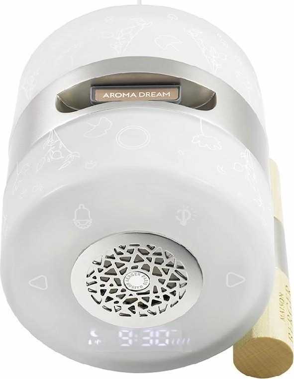 Maison Berger Paris Sada elektrický Difuzér s budíkem Night & Day + kapsle Aroma Dream – Jemná ambra