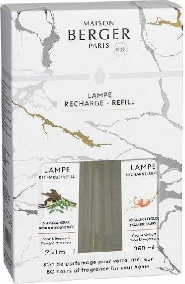 Maison Berger Paris Náplně do katalytických lamp: Pod olivovníky 250 ml + Intenzivní třpyt 250 ml