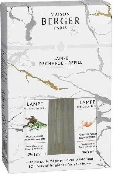Maison Berger Paris Náplně do katalytických lamp: Pod olivovníky 250 ml + Intenzivní třpyt 250 ml
