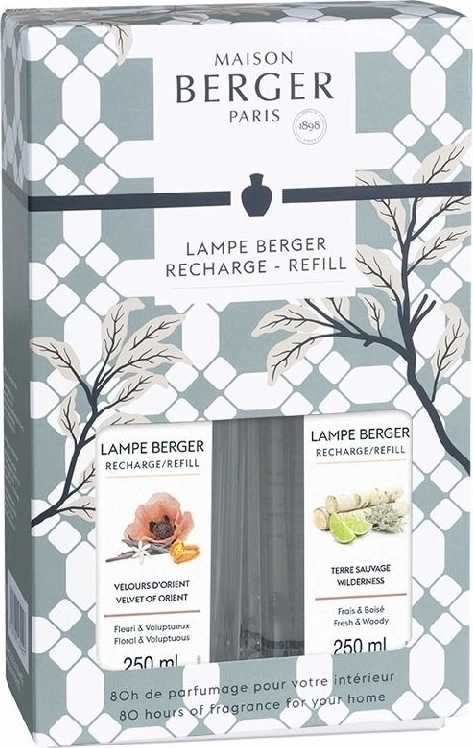 Maison Berger Paris Náplně do katalytických lamp: Divočina 250 ml + Samet z Orientu 250 ml