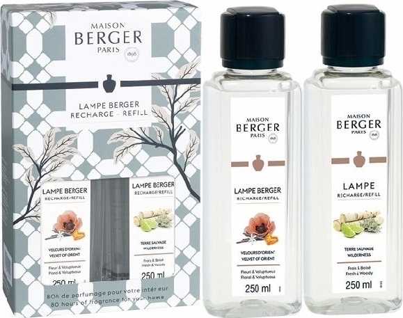 Maison Berger Paris Náplně do katalytických lamp: Divočina 250 ml + Samet z Orientu 250 ml