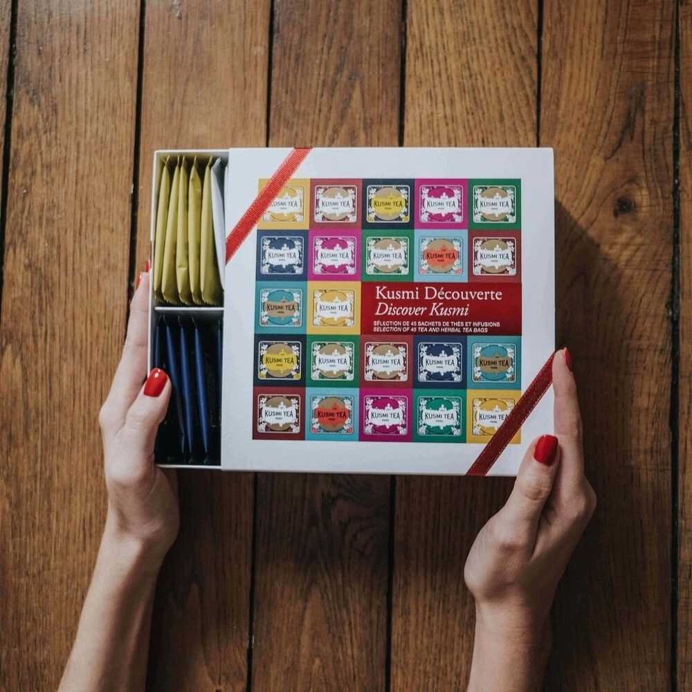 Kusmi Tea Dárková sada Discover, 45 mušelínových sáčků