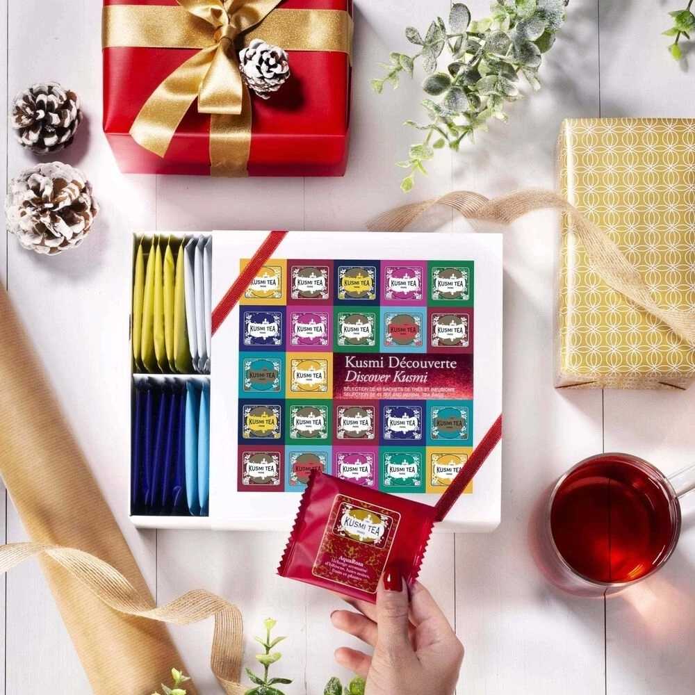 Kusmi Tea Dárková sada Discover, 45 mušelínových sáčků