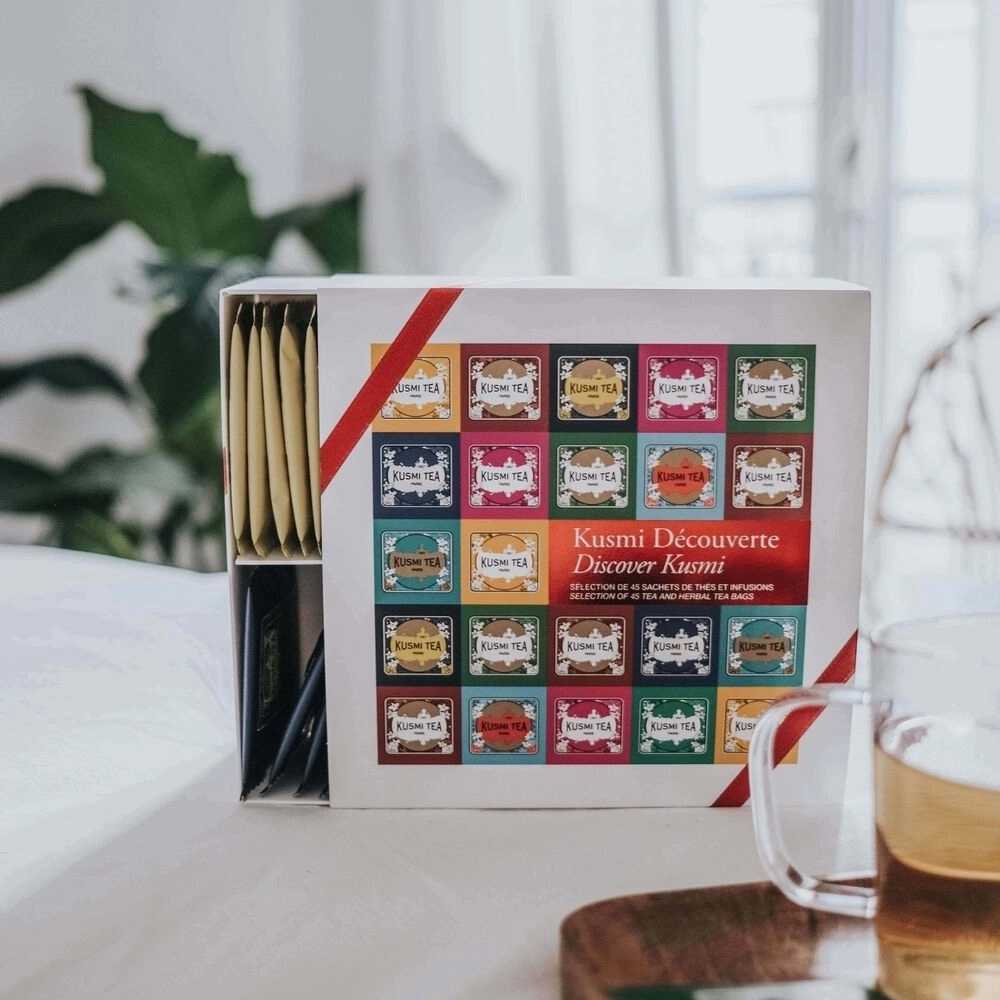 Kusmi Tea Dárková sada Discover, 45 mušelínových sáčků