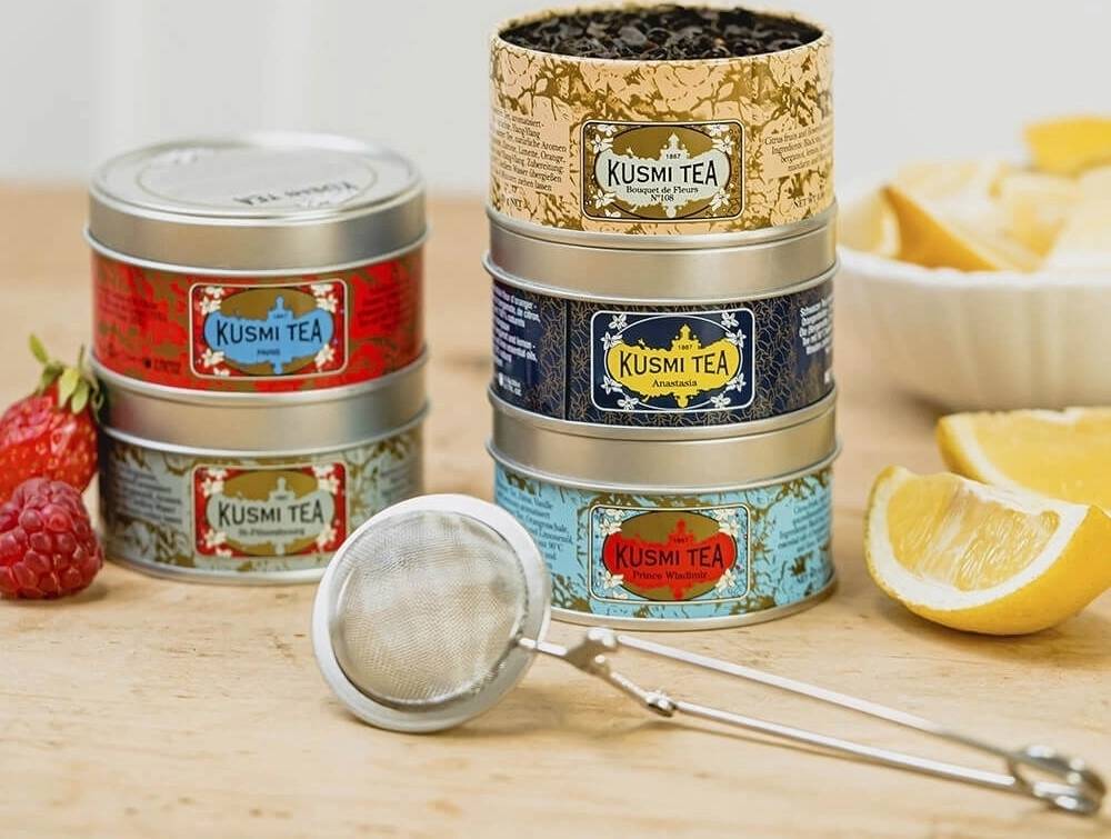 Kusmi Tea Essentials dárkový set, 5 x 25 g