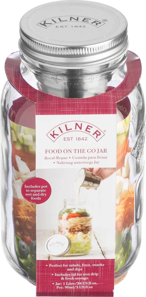Kilner Sklenice s nádobkou na jogurt, 1 l