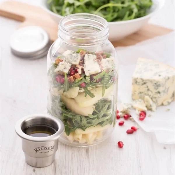 Kilner Sklenice s nádobkou na jogurt, 1 l