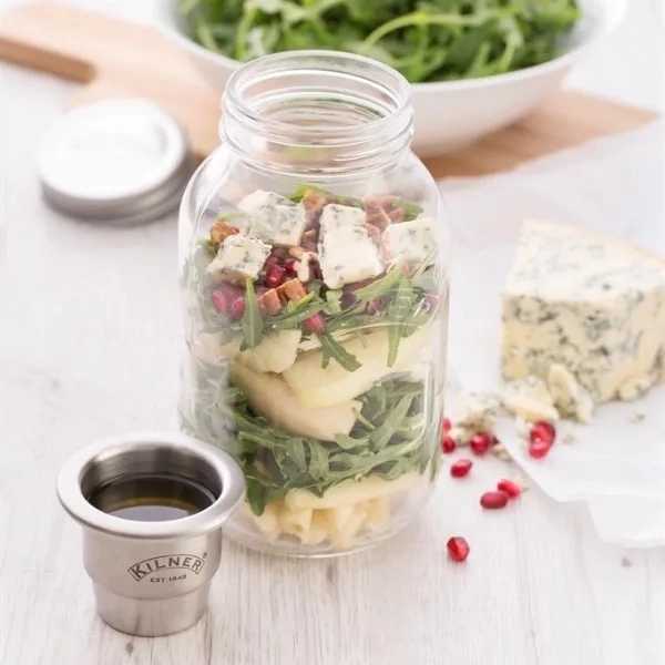 Kilner Sklenice s nádobkou na jogurt, 1 l