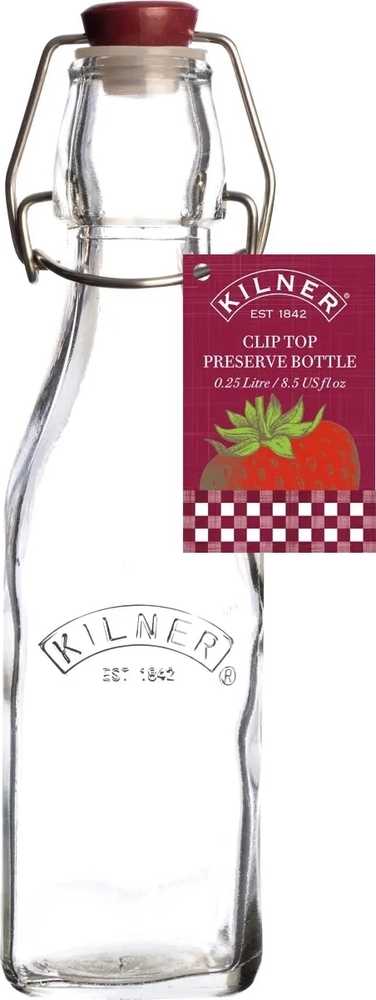 Kilner Skleněná láhev s klipem, 0,25 l