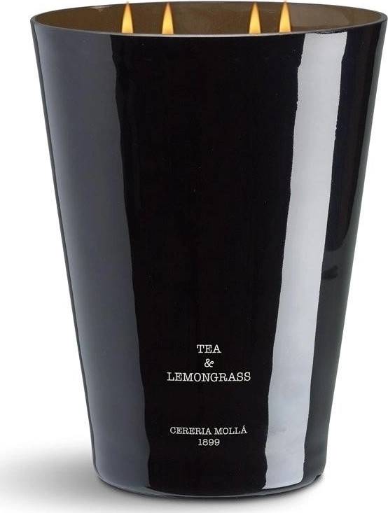 Cereria Mollá Vonná svíčka se 4 knoty  Tea & Lemongrass, 3500 g