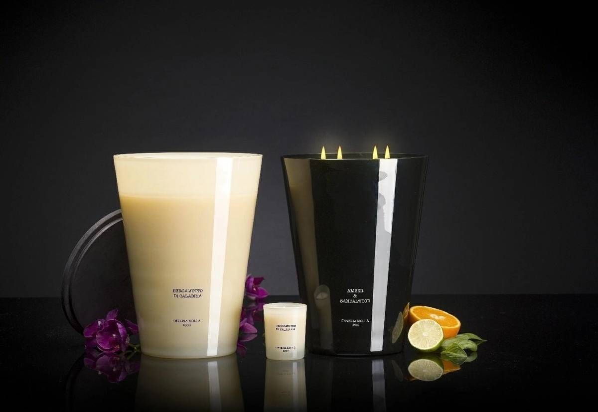 Cereria Mollá Vonná svíčka se 4 knoty  Tea & Lemongrass, 3500 g