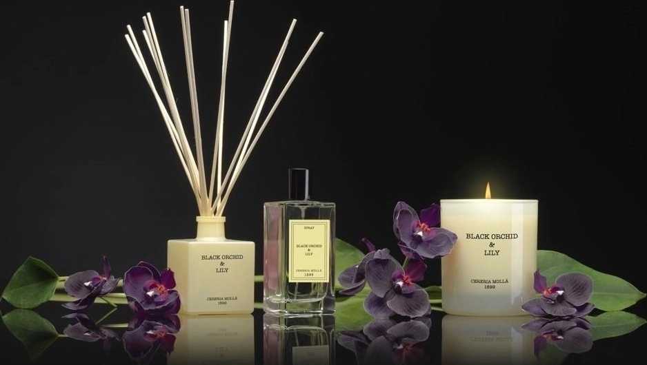 Cereria Mollá Vonná svíčka  Black Orchid & Lily, 230 g