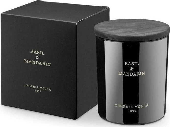 Cereria Mollá Vonná svíčka  Basil & Mandarin, 230 g