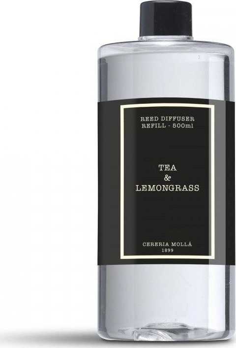 Cereria Mollá Náplň do difuzéru Tea & Lemongrass, 500 ml