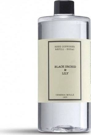 Cereria Mollá Náplň do difuzéru Black Orchid & Lily, 500 ml