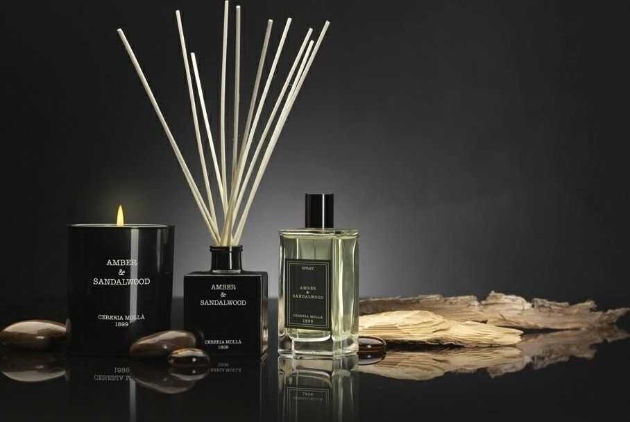Cereria Mollá Aroma difuzér  Amber & Sandalwood, 100 ml