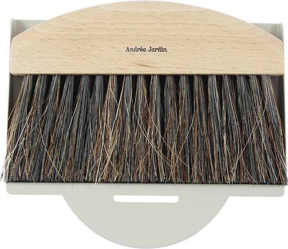 Andrée Jardin Smetáček a lopatka, 15 cm, šedá