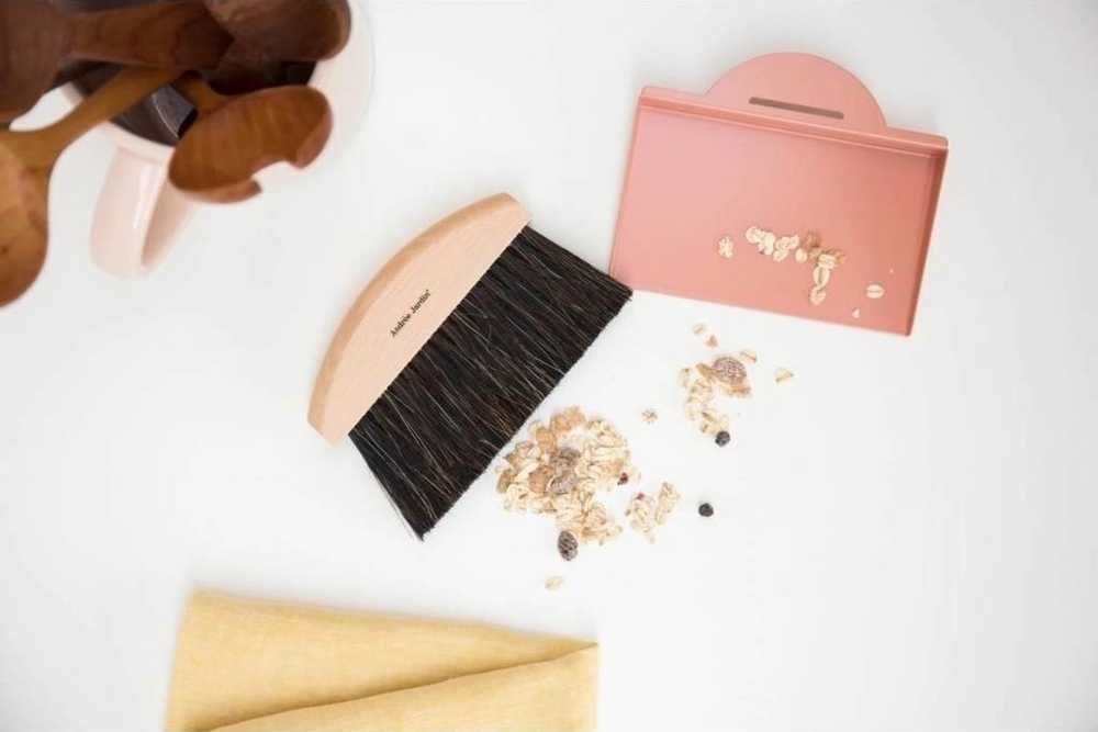 Andrée Jardin Smetáček a lopatka, 15 cm, černá