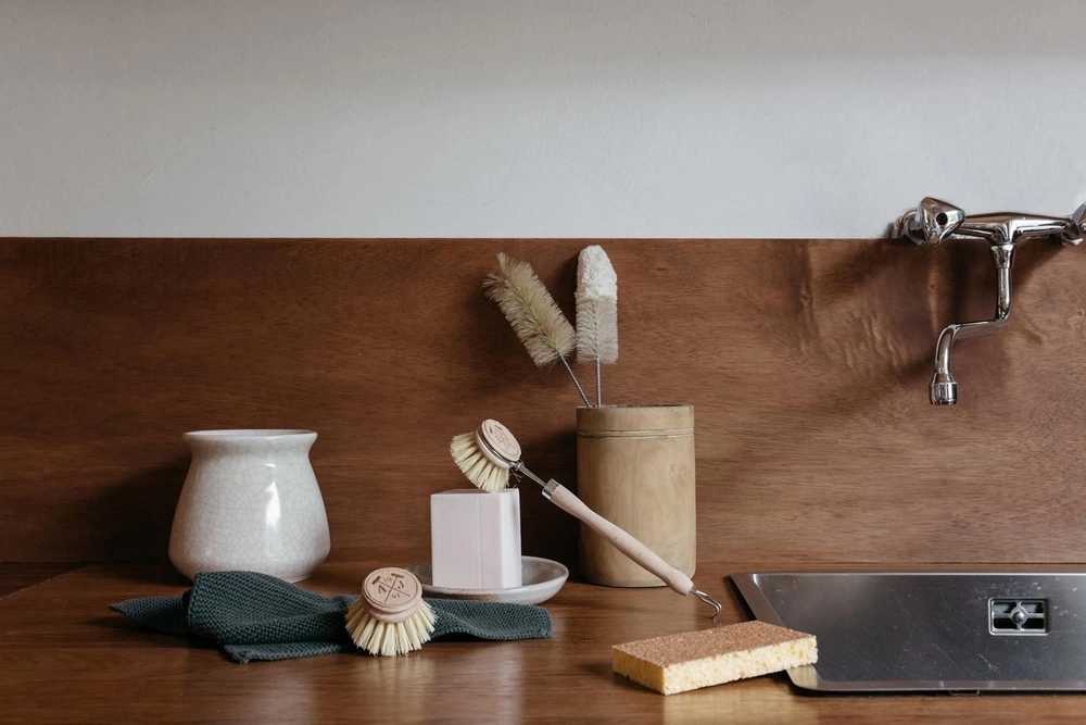 Andrée Jardin Sada na mytí nádobí zero waste, mýdlo máta / citrón