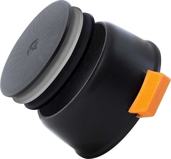 Berlingerhaus Kastrol s mramorovým povrchem a poklicí 28 cm Granit Diamond Line