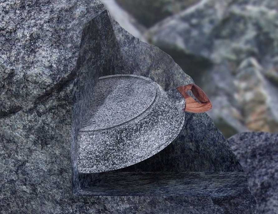 Berlingerhaus Pekáč kulatý s mramorovým povrchem a poklicí 32 cm Forest Line 